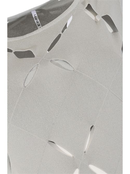 Abito Ruby in in vosa stratch con tagli laser Liviana Conti | F6SA92X50-1